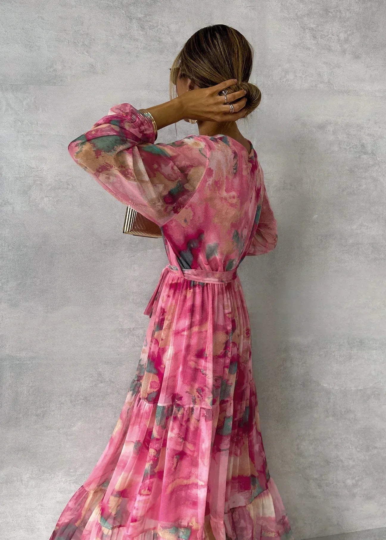 Mollie | Floral Wrap Maxi Dress