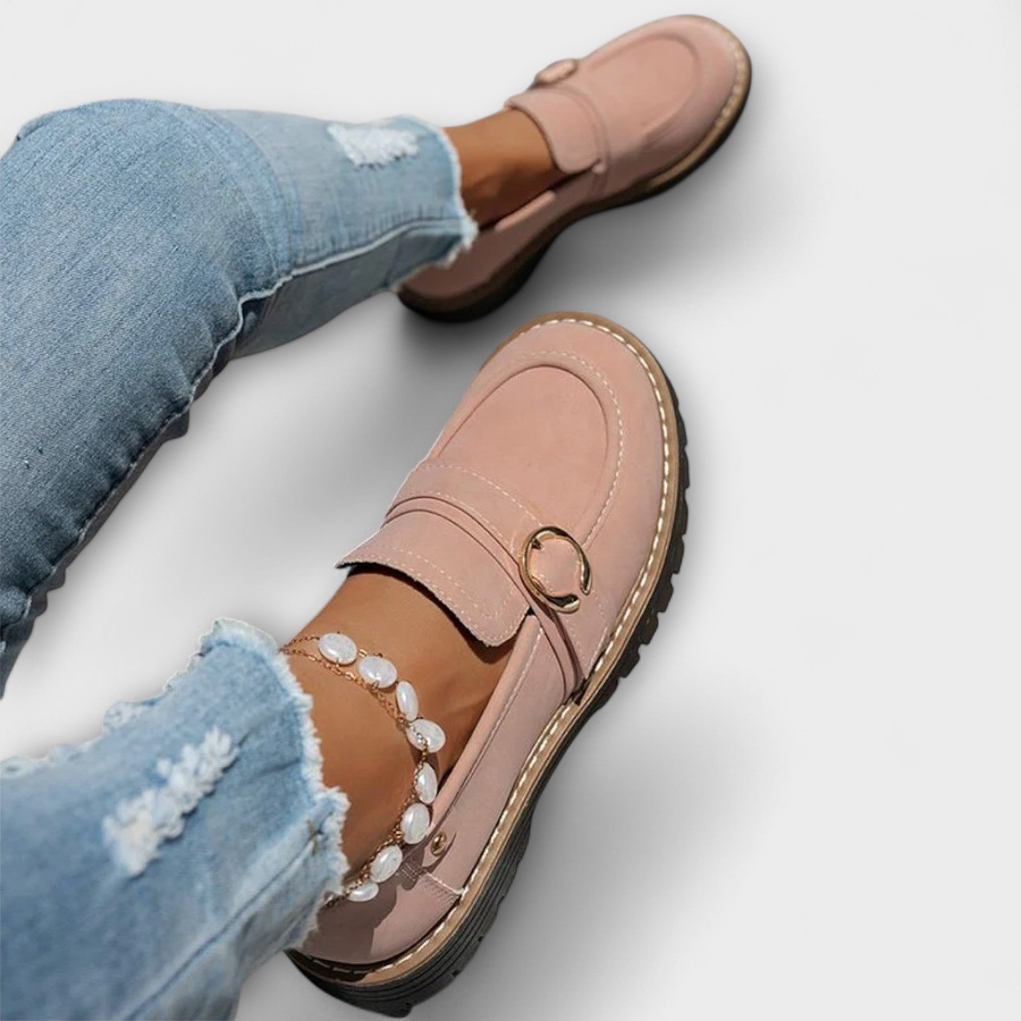 Lora – Casual Loafers with Round Toe