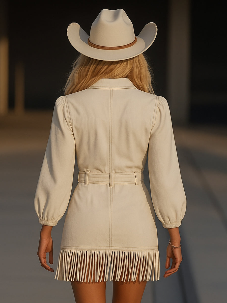 Marise | Mini Dress with Tassels